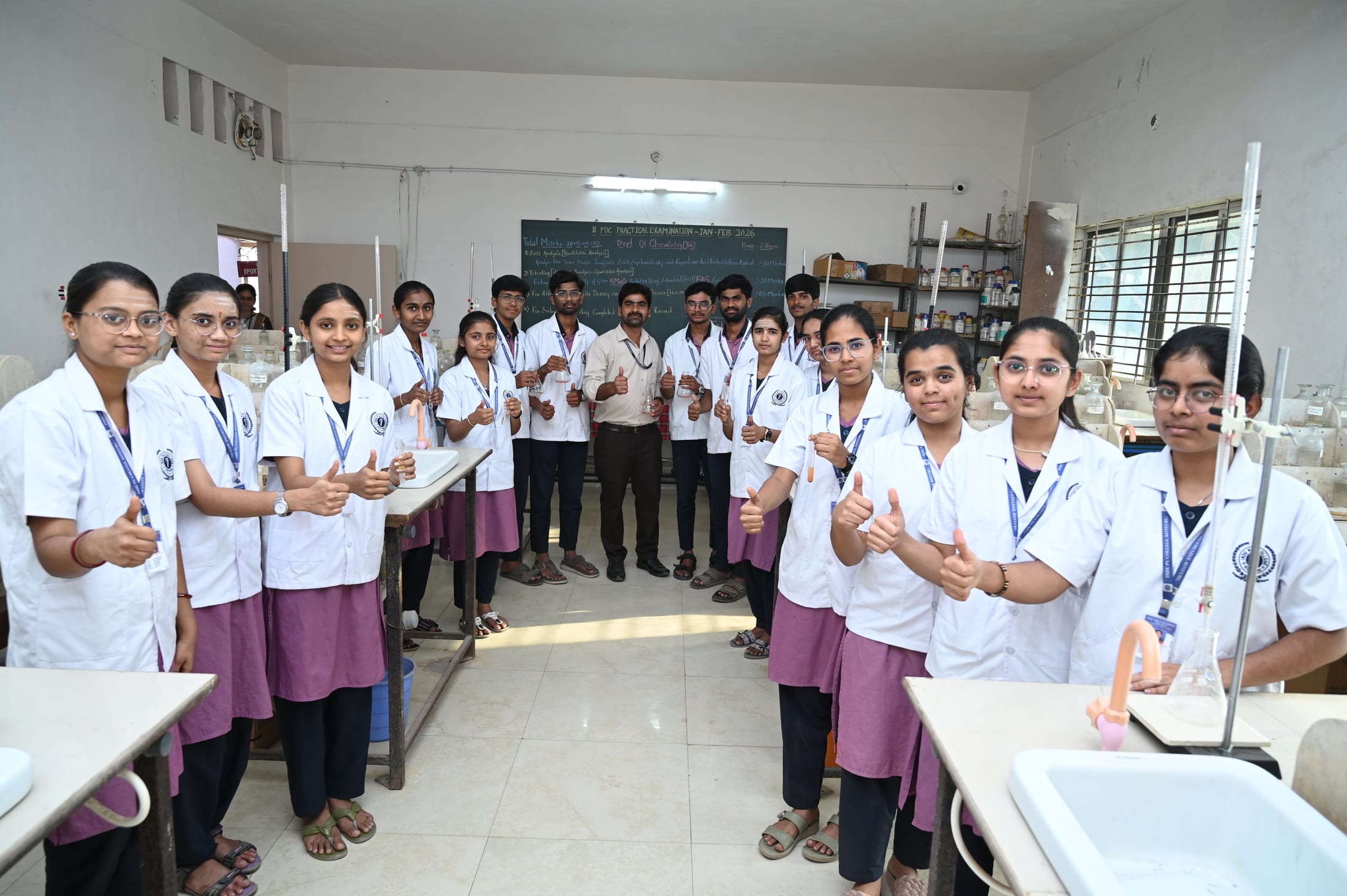 Chemistry practical session